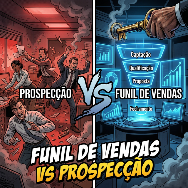 Funil de Vendas vs. Funil de Prospecção: A diferença crítica