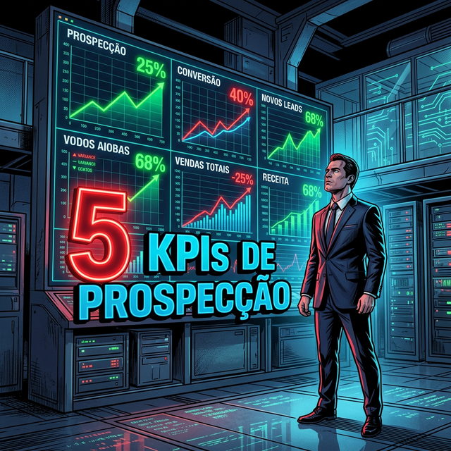5 Métricas (KPIs) de Prospecção que todo Diretor Comercial deve acompanhar