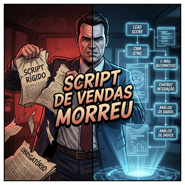 Script de Vendas: Por que o roteiro engessado morreu