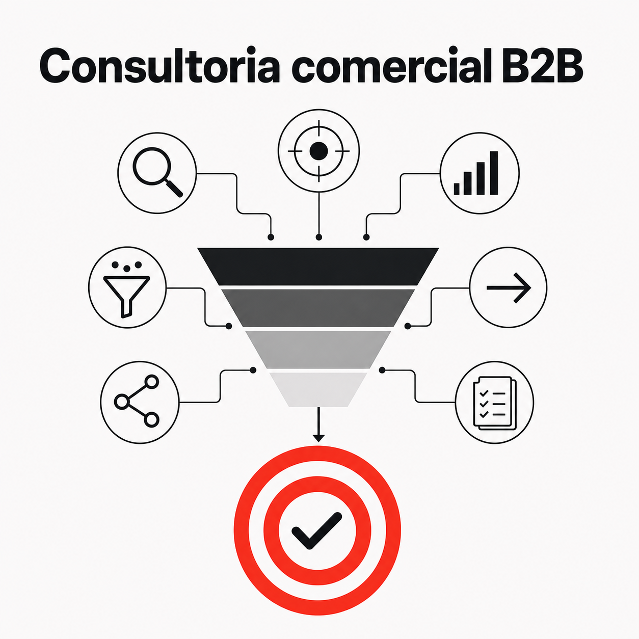 Consultoria comercial B2B sem promessa vazia