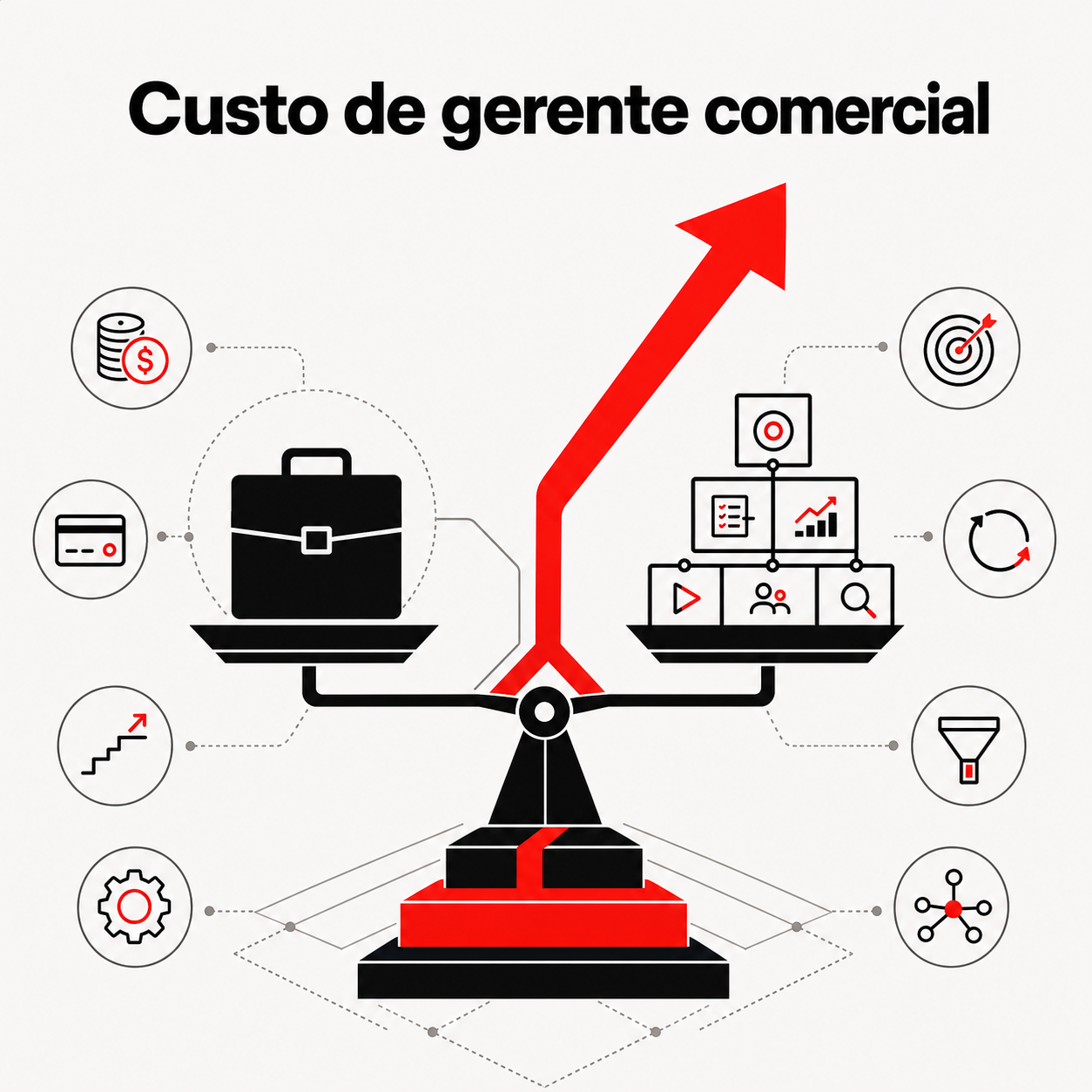 Custo gerente comercial: contratar ou estruturar?