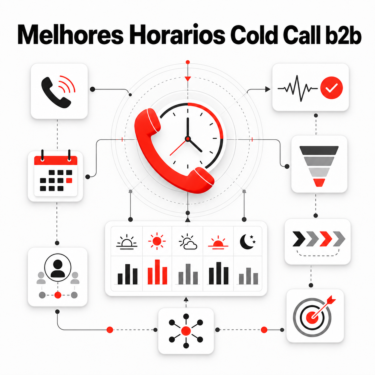 Melhor horário cold call: o que testar de verdade