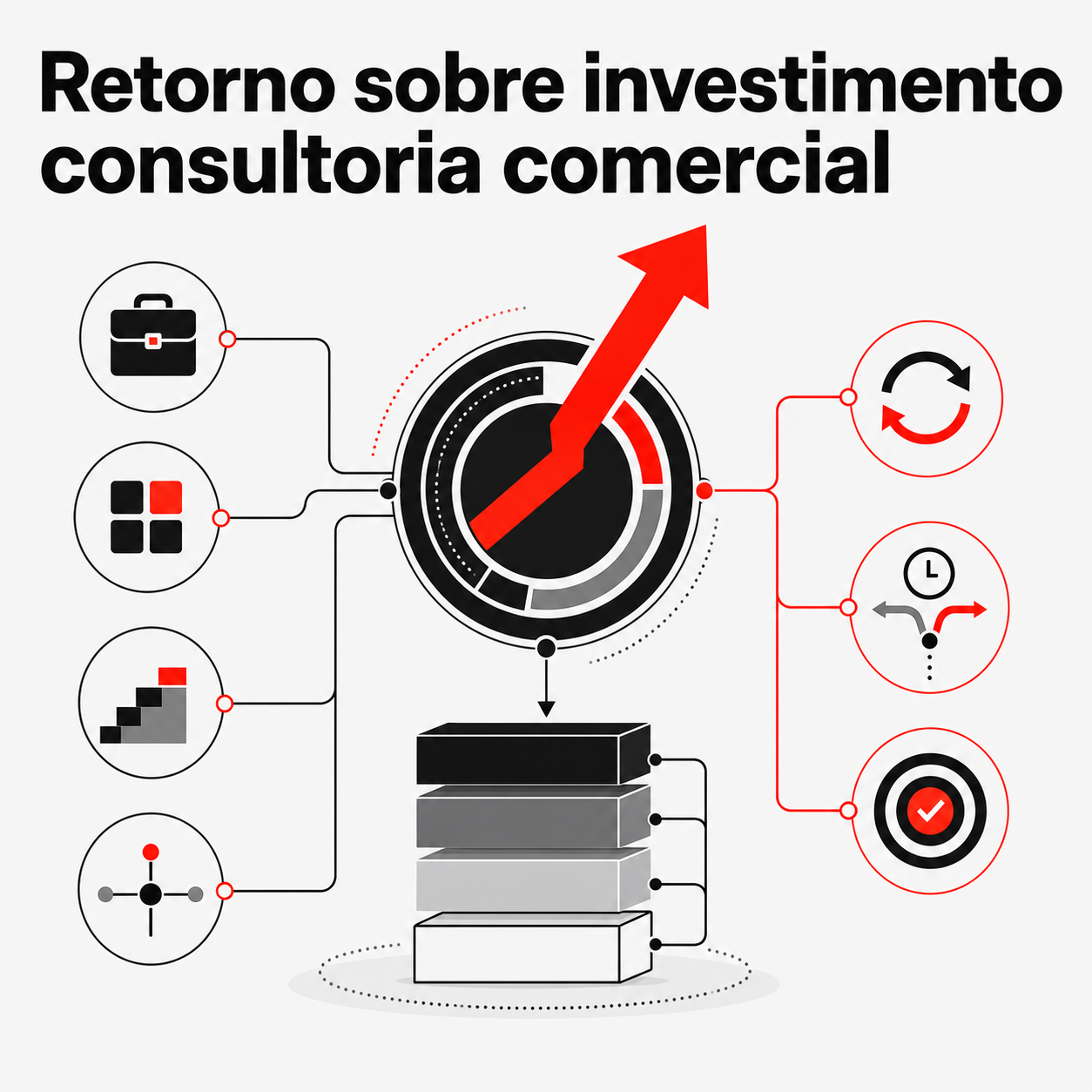 Retorno sobre investimento consultoria comercial: conta real