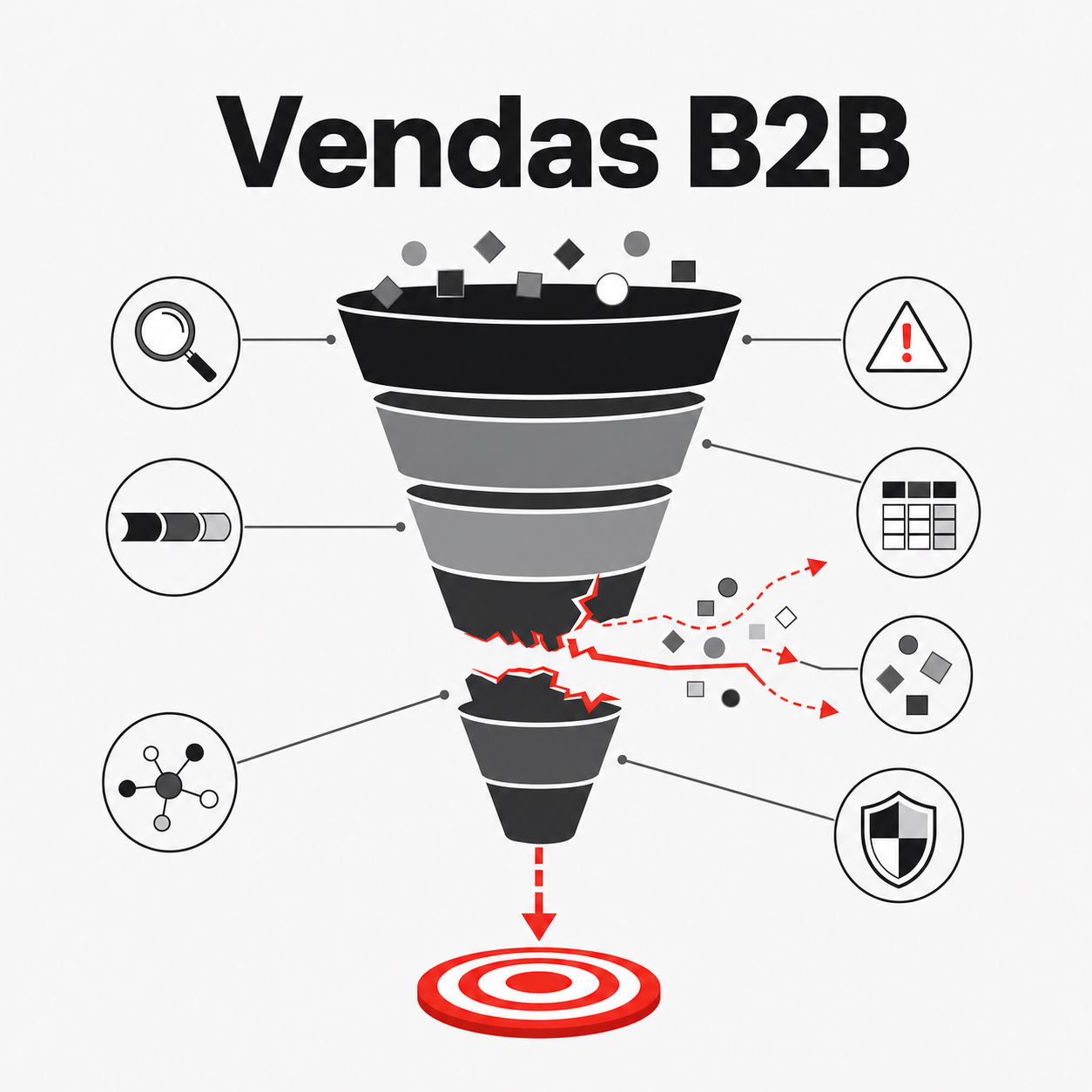 Vendas B2B: por que a meta quebra antes do fechamento